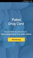 Pabst Drug Card الملصق