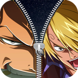 Sanji vs Zoro Zipper Lock Screen