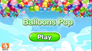 Balloons Pop Game for Kids 海报