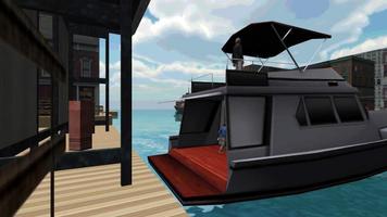 Boat Ship Driving 3D capture d'écran 1
