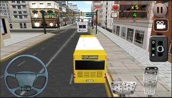 Real Bus Parking 3D captura de pantalla 1