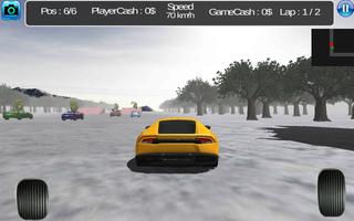 Snow Car Racing скриншот 2