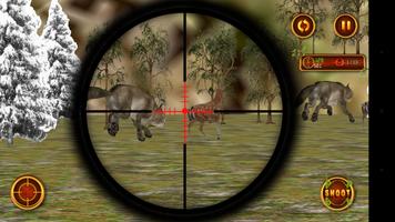 Sniper Wolf Hunting 3D Cartaz