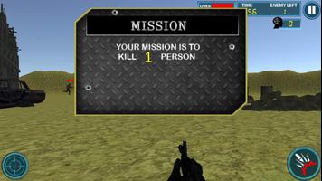 Sniper Counter Strike 3D capture d'écran 1