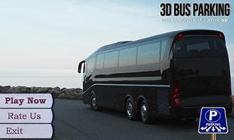 Bus Parking 3D-poster