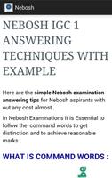 2 Schermata Nebosh IGC Exam Techniques