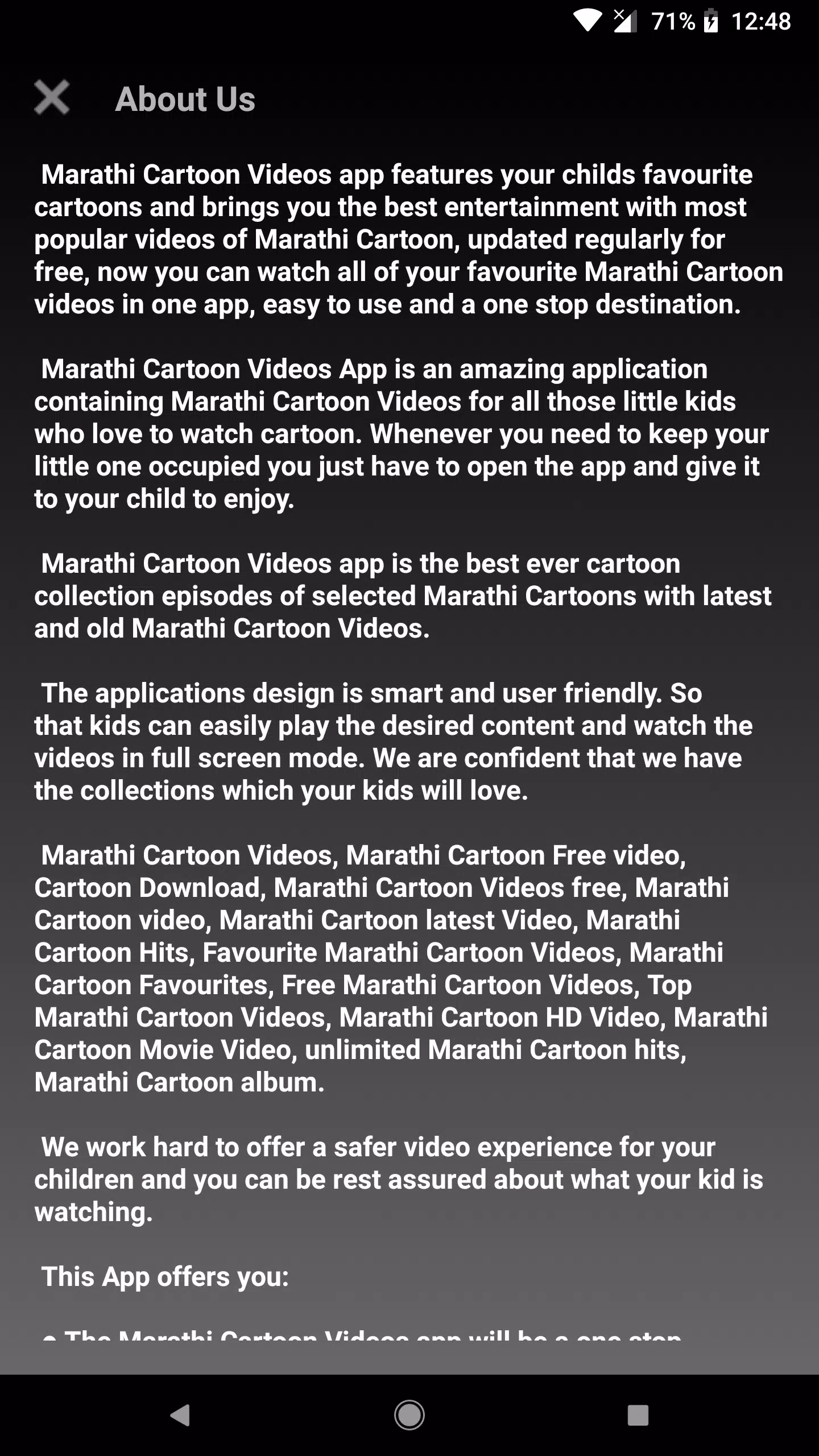 Marathi Cartoon Videos Android के लिए APK डाउनलोड करें Marathi Cartoon Videos Android के लिए APK डाउनलोड करें
