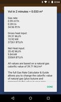 Gas Rate Calculator Lite capture d'écran 1