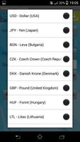 Currency Converter ภาพหน้าจอ 1