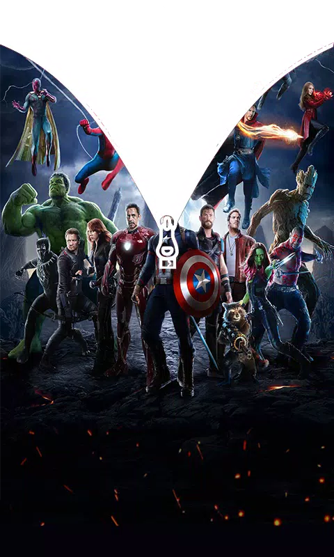 Tải xuống APK Avengers superheroes wallpaper zipper lock HD cho Android