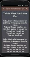 Calvin Harris Musics & Lyrics تصوير الشاشة 1