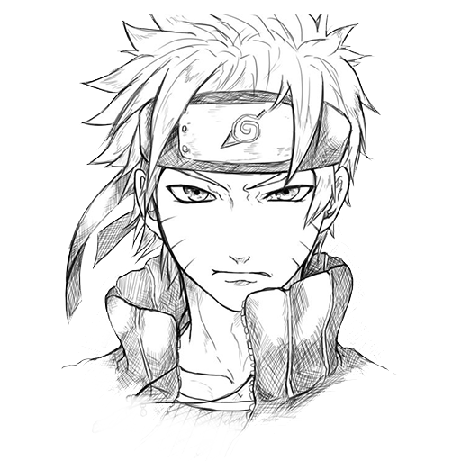 Tutorial Drawing Characters Anime Naruto
