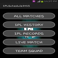 IPL Full Schedule 2015 poster