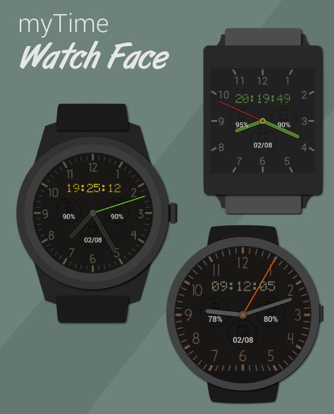 Mytime. Циферблаты Wear os. Watch face. Watch face app. My time.