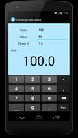 Closing Calculator اسکرین شاٹ 1