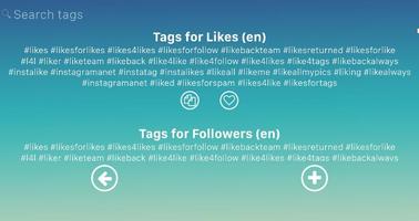 Mr. Tags - best hashtags for likes and followers imagem de tela 3