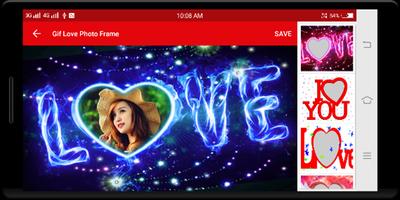 Love Gif Photo Frame & Animated Gif Photo Editor captura de pantalla 1