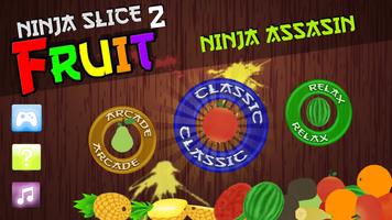 Ninja Slice Fruit Affiche