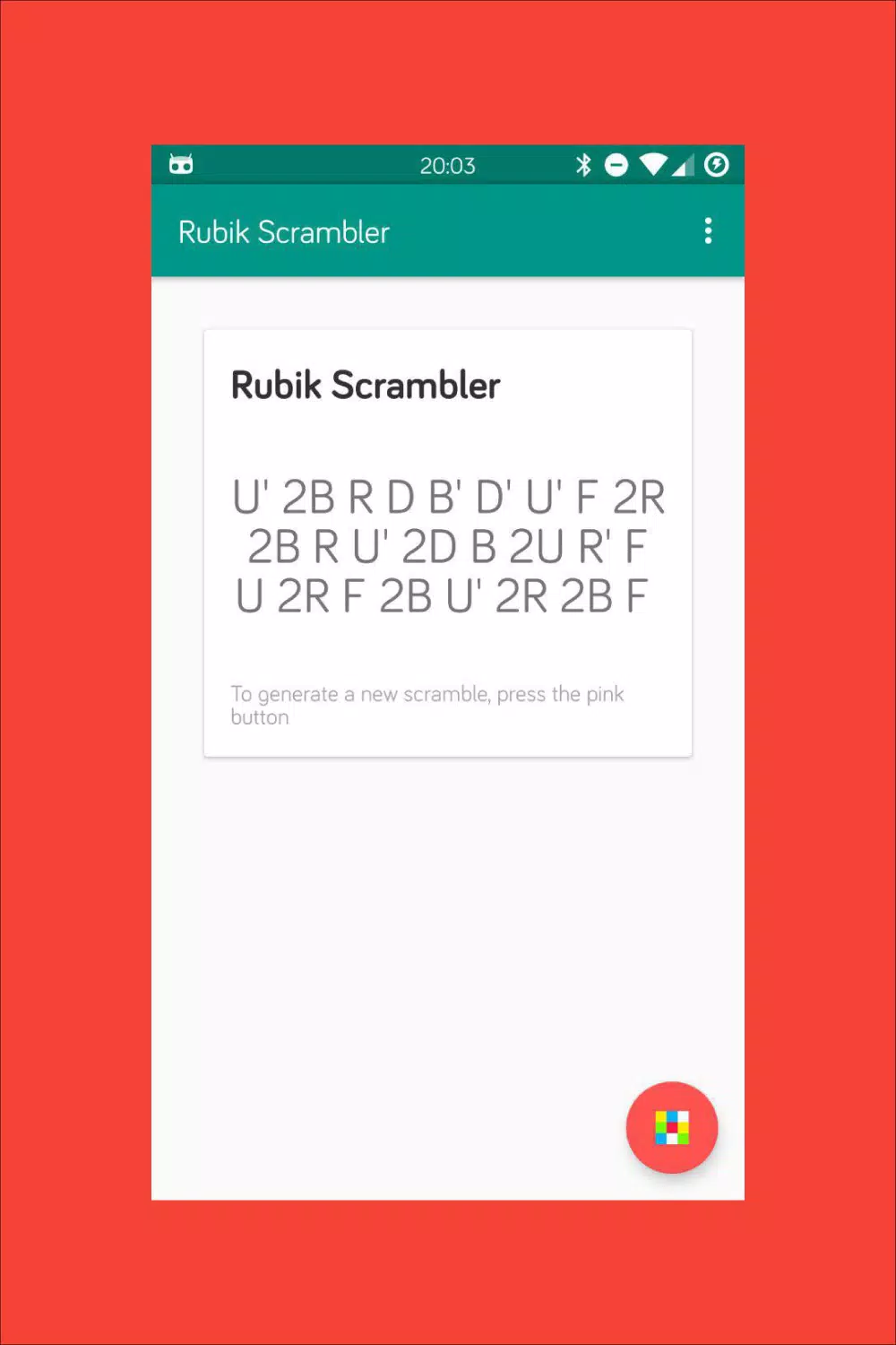 Rubik Scrambler APK pour Android Télécharger
