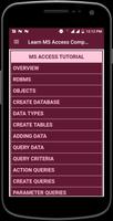 Learn MS Access Complete Guide ポスター