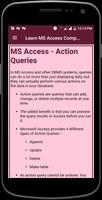 برنامه‌نما Learn MS Access Complete Guide عکس از صفحه