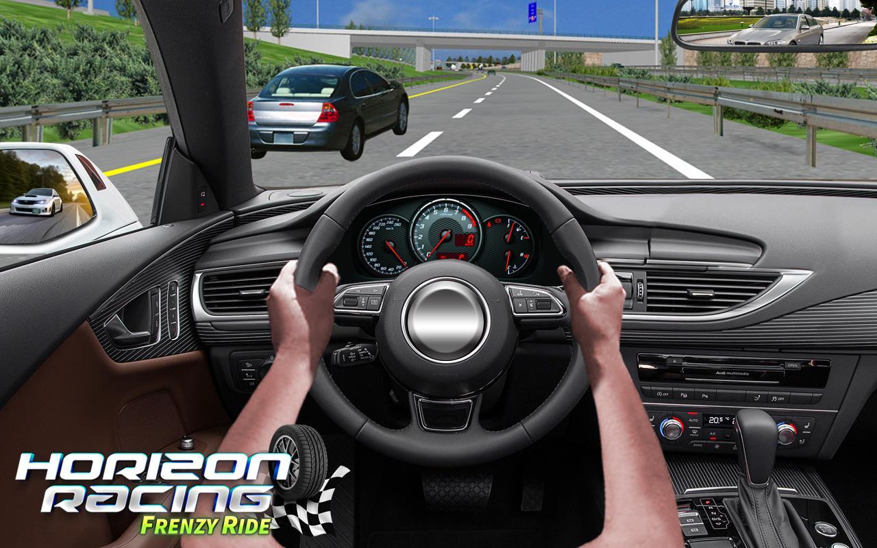 Car ride here. Racing Horizon. Car Ride first person animated.