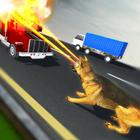ikon Anjing Di Highway Traffic