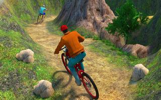 Downhill BMX Bike Cycle Game: Mountain Bike Games Affiche