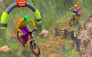 Downhill BMX Bike Cycle Game: Mountain Bike Games capture d'écran 2