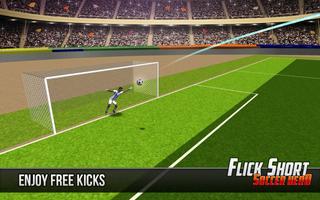 Flick Shoot Soccer Hero screenshot 1