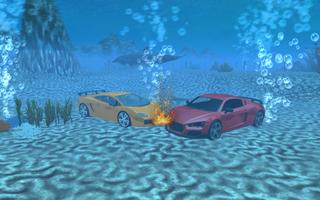 Under Water Car Simulator 3D imagem de tela 1