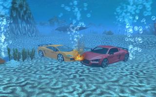 Underwater Car Simulator 3D تصوير الشاشة 1
