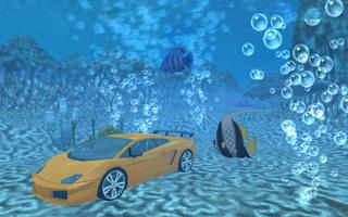Underwater Car Simulator 3D capture d'écran 2