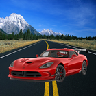 driving speedy car أيقونة