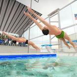 Pro Men's Swimming Race