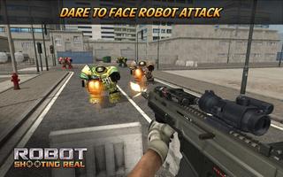 Robot Shooting Real poster