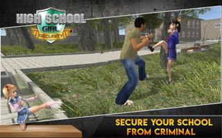 High School Security Anti-bully Girl Simulator Affiche