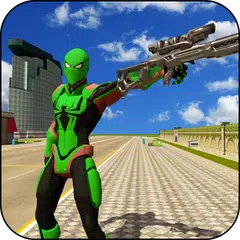 Spider Hero VS City Gangster Sniper Shooter Battle APK download
