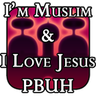 I'm Muslim And I Love Jesus PBUH-icoon