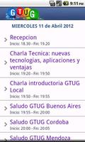 برنامه‌نما Launch GTUG Argentina 2012 عکس از صفحه