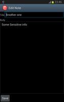 Safe N Secure Notes Notepad screenshot 3