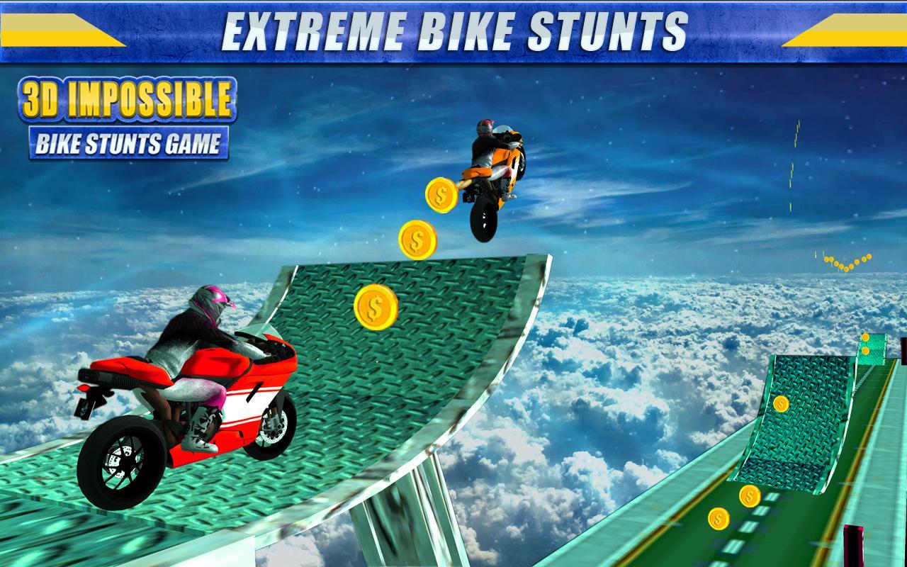 Stunt bike extreme много денег. Impossible Bike Stunts 3d.