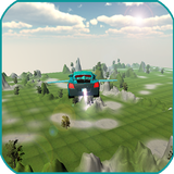 Flying Car 3D icon