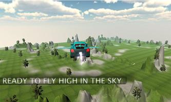 Flying Car 3D captura de pantalla 1