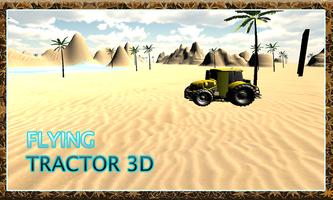 Flying Dubai Tractor 3D Affiche