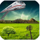 Flying Train 3D icono