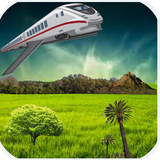 Flying Train 3D icône