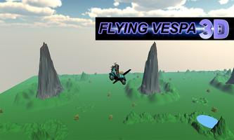 Flying Vespa 3D captura de pantalla 1