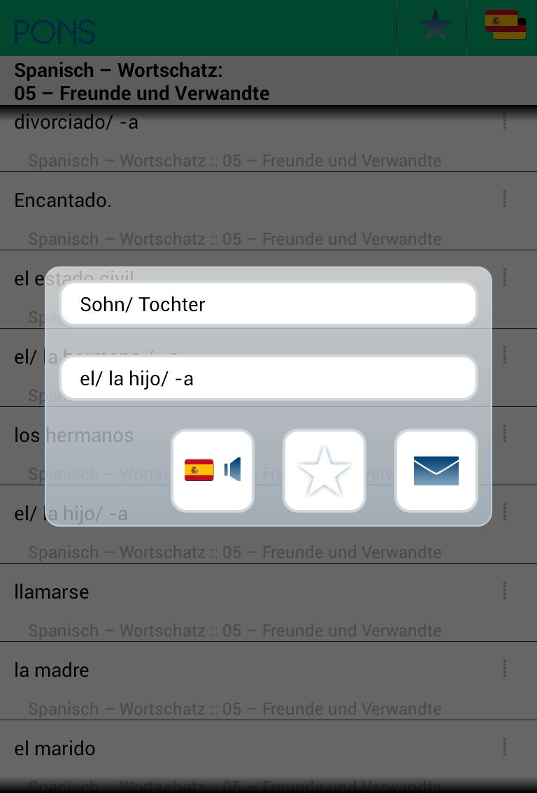 Pons Spanisch Wortschatz For Android Apk Download