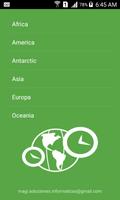 World Time and Date الملصق